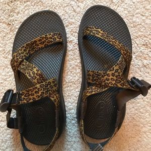 Girl’s Cheetah Print Chaco Sandals